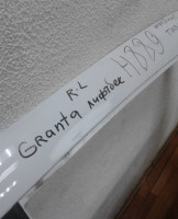 Дверь задняя левая Lada Granta лифтбек oem 11106200014003 (вмятины) (скл-3)