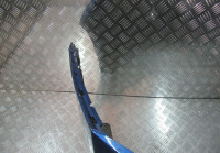 Бампер задний Hyundai Solaris 2 oem 86611H5000 (трещины) (скл-5)