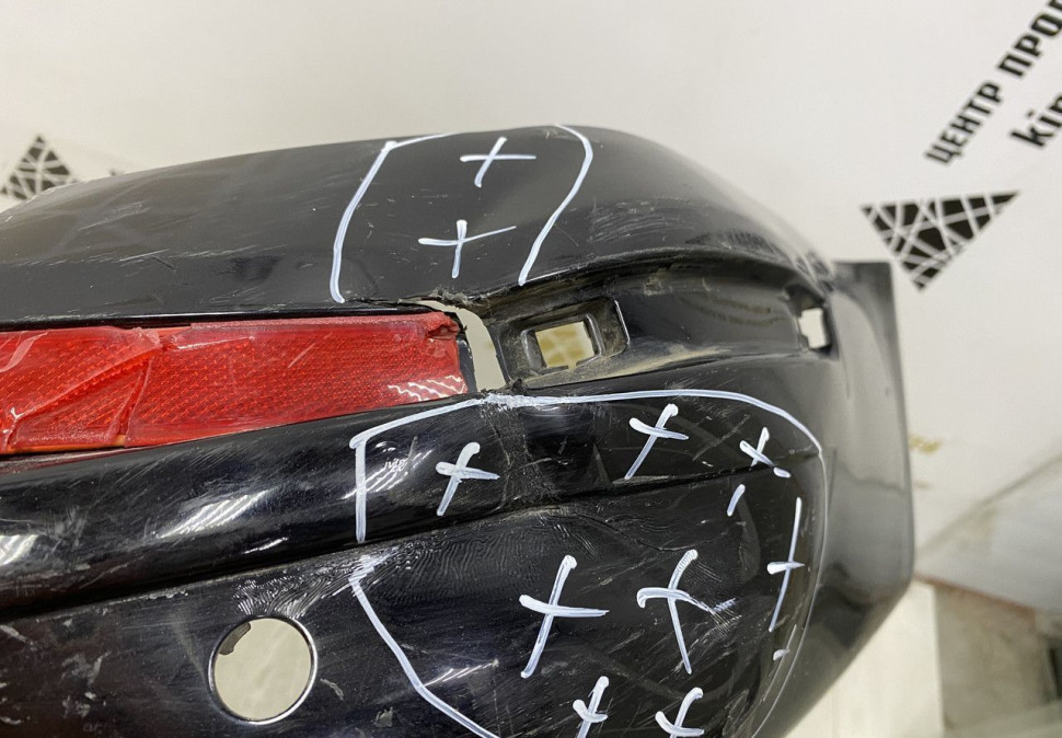 Бампер задний Volkswagen Multivan T6 2015 OEM 7E0807417D Бампер задний Volkswagen Multivan T6 2015 OEM 7E0807417D