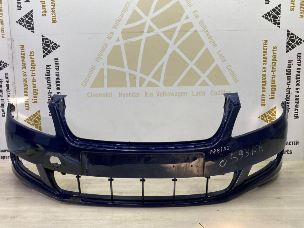 Бампер передний бу Skoda Fabia 2 OEM 5JU807221 (скл-5)