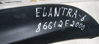 Спойлер заднего бампера Hyundai Elantra 6 15-18 дорест oem 86612F2000