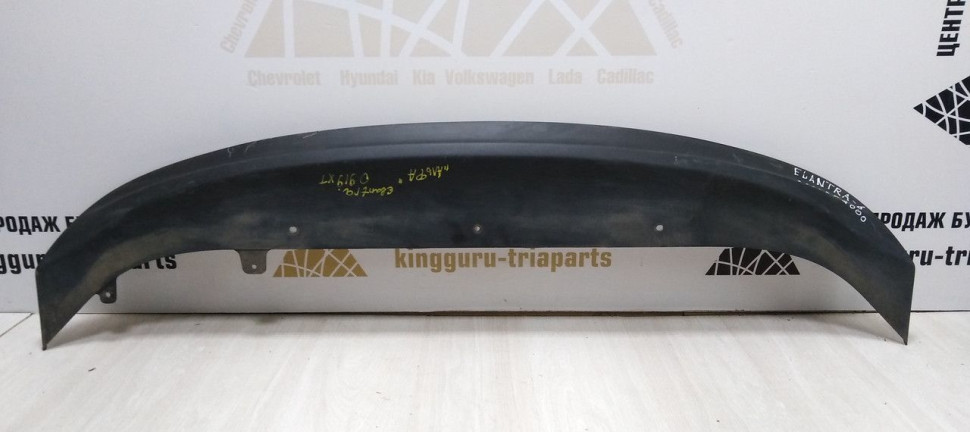 Спойлер заднего бампера Hyundai Elantra 6 15-18 дорест oem 86612F2000