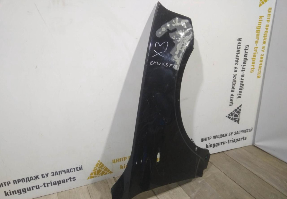 Крыло переднее правое бу BMW X3 E83 OEM 41353405922 Крыло переднее правое бу BMW X3 E83 OEM 41353405922