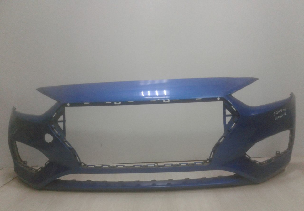 Бампер передний Hyundai Solaris 2 oem 86511h5000 (трещина) (слом.бок.креп.)