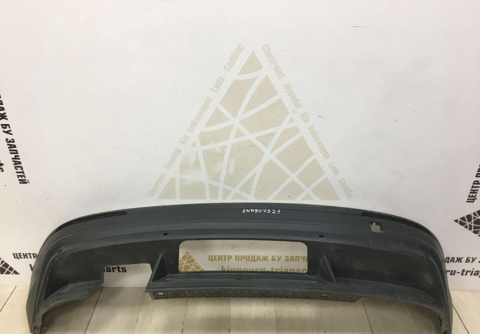 Спойлер заднего бампера Volkswagen Tiguan 2 дорест 16-20 oem 5NA807521B
