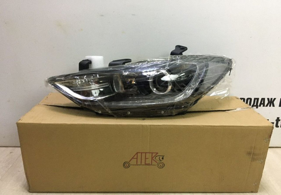 Фара левая Hyundai Elantra 6 AD до рест oem 92101f2100 Фара левая Hyundai Elantra 6 AD до рест oem 92101f2100
