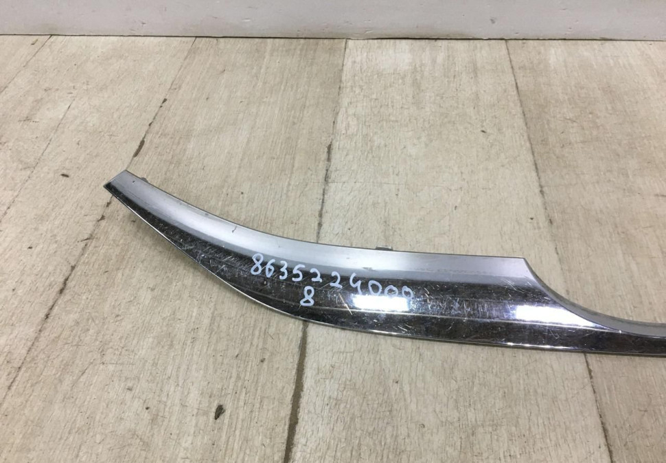 Молдинг решетки радиатора Hyundai IX35 (10-15) oem 863522Y000
