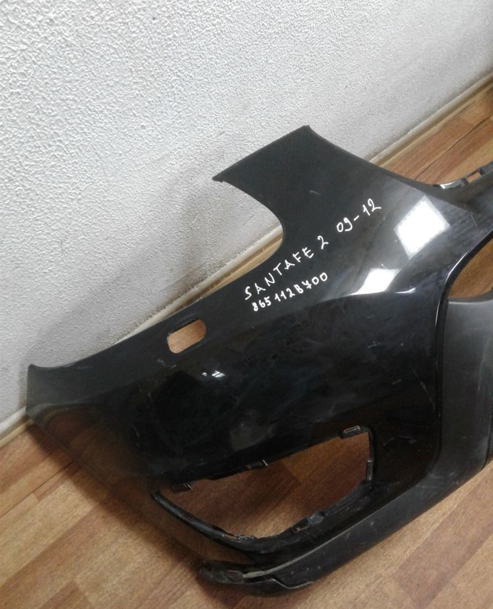 Бампер передний Hyundai Santa Fe 2 (09-12) (слом. крепл.) oem 865112b700 Бампер передний Hyundai Santa Fe 2 (09-12) (слом. крепл.) oem 865112b700