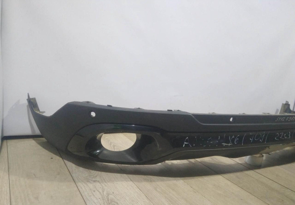 Спойлер заднего бампера бу BMW X6 F16 OEM 51127360728