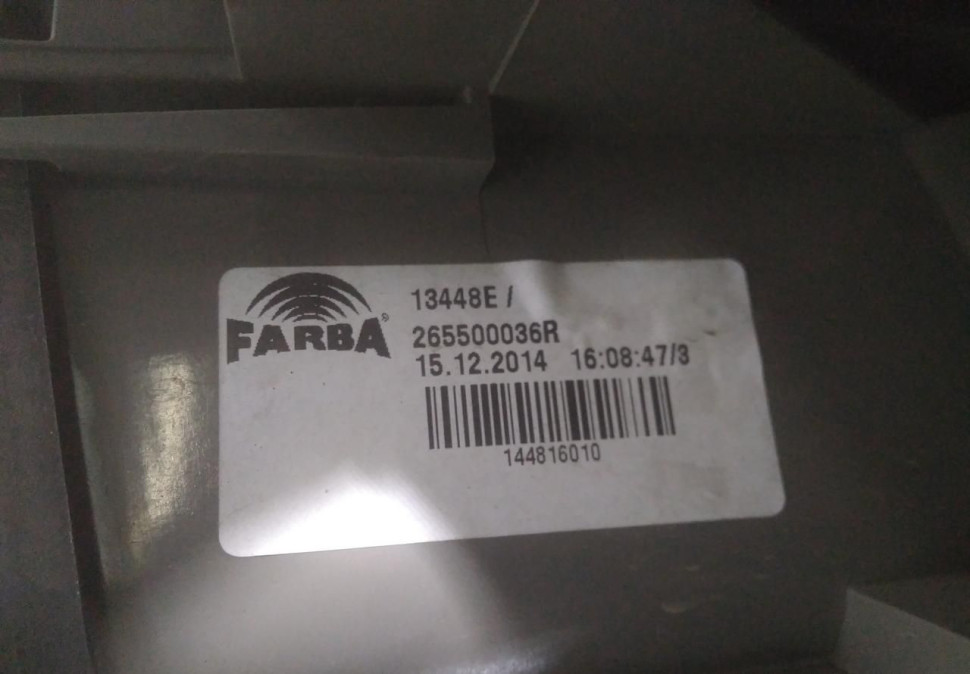 Фонарь правый внешний Renault Megane 3 Рено Меган 3 OEM 265500036R Фонарь правый внешний Renault Megane 3 Рено Меган 3 OEM 265500036R
