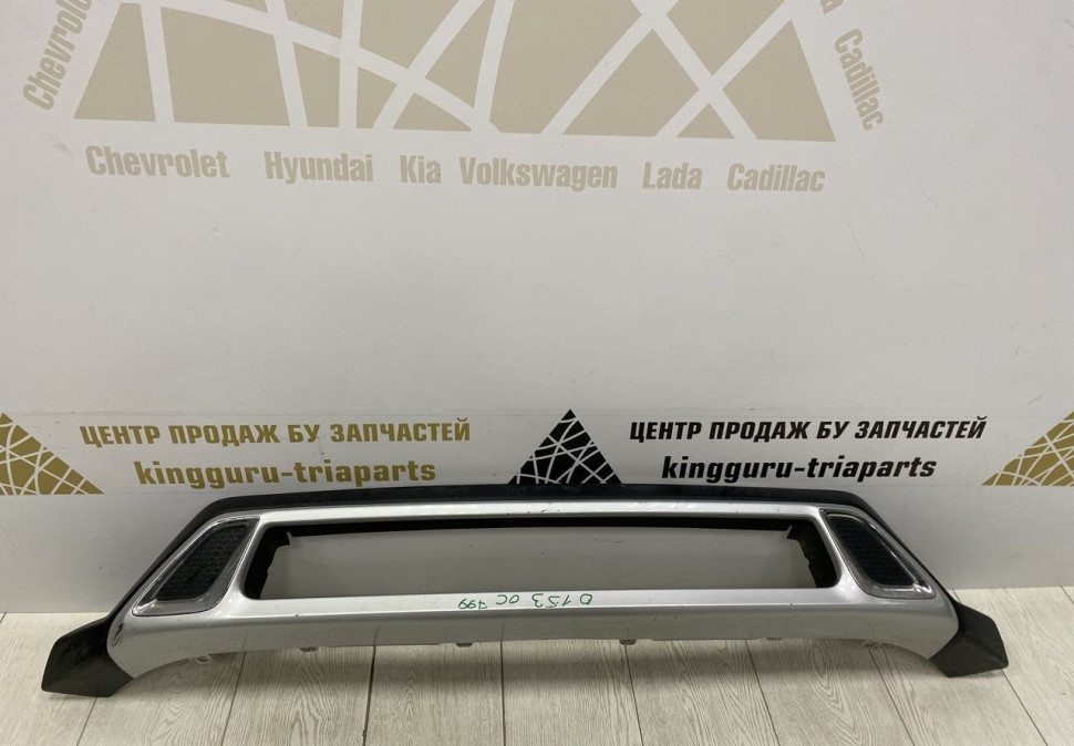 Накладка переднего бампера Mitsubishi Outlander 3 рестайлинг OEM 6405A269 (Скл-3)