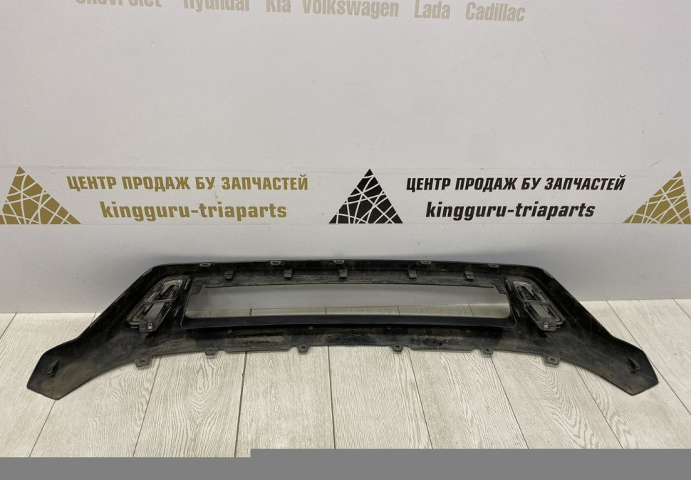 Накладка переднего бампера Mitsubishi Outlander 3 рестайлинг OEM 6405A269 (Скл-3)