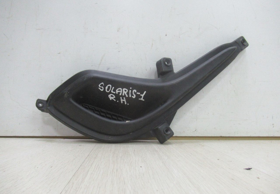 Заглушка ПТФ правая Hyundai Solaris дорестайл oem 865641r000