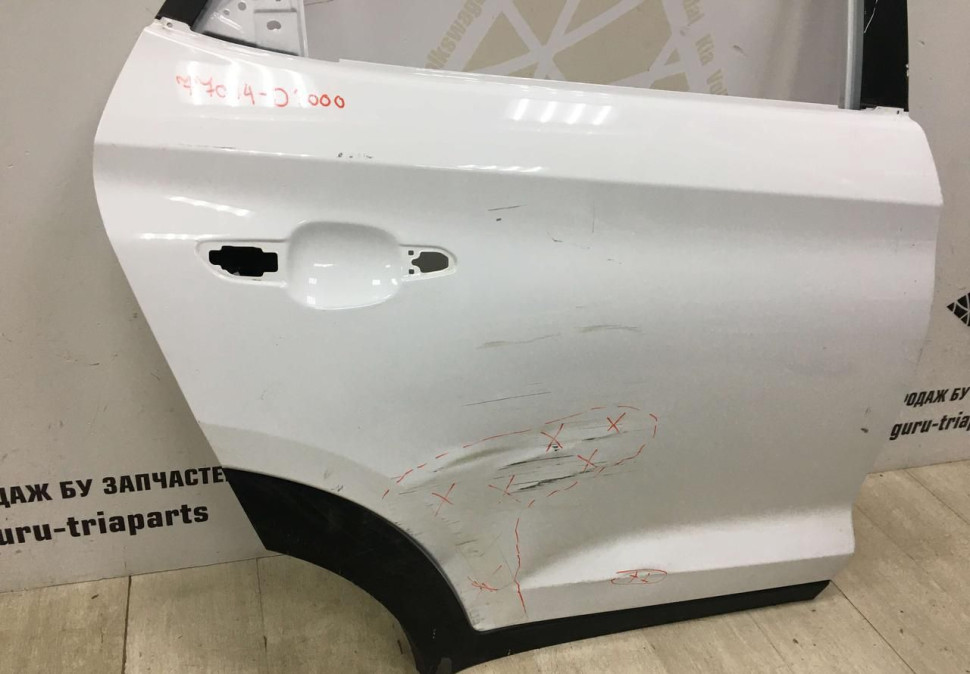 Дверь задняя правая Hyundai Tucson 3 2015 oem 77004D7000