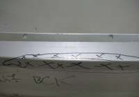 Бампер задний Lada Vesta oem 8450006699 (трещина) (скл-3)