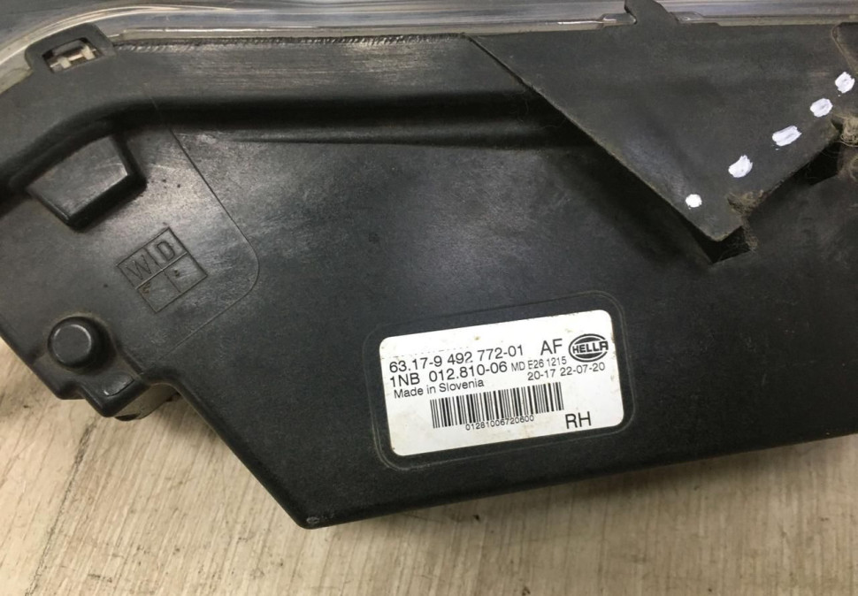 Фара ЛЭД LED противотуманная правая BMW X3 G01 OEM 63179492772 Фара ЛЭД LED противотуманная правая BMW X3 G01 OEM 63179492772