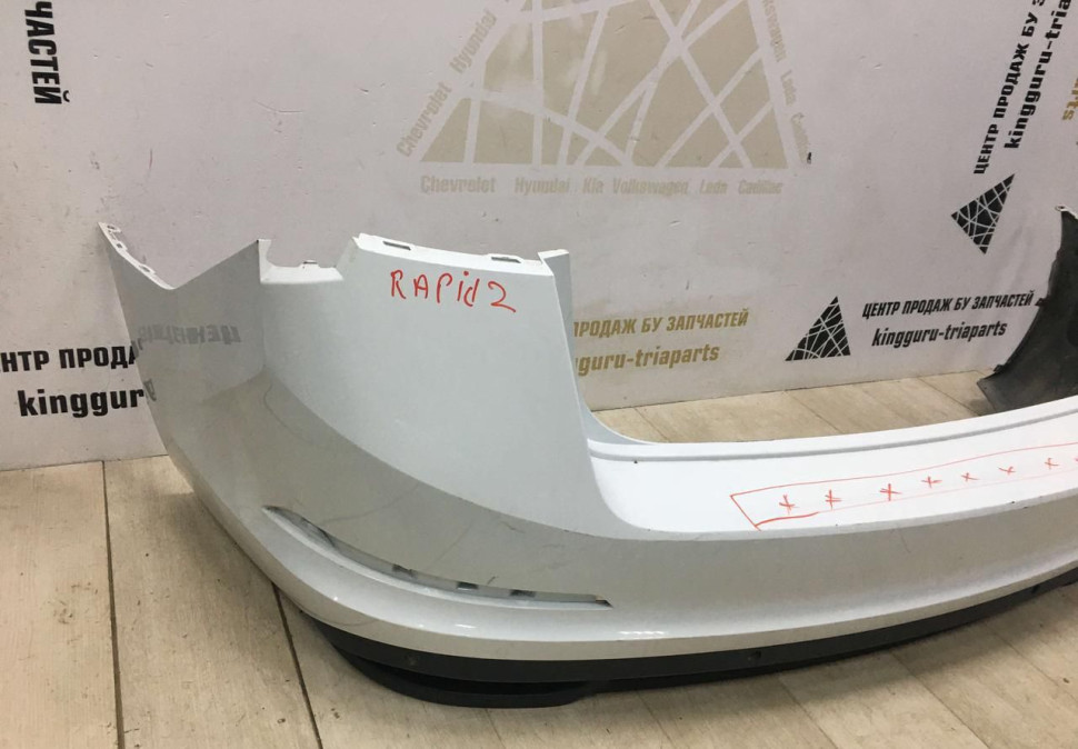 Бампер задний Skoda Rapid 2 2020 OEM 60U807421D
