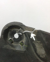 Защита днища прав Volkswagen jetta 6 oem 5C6825205  (скл-3)