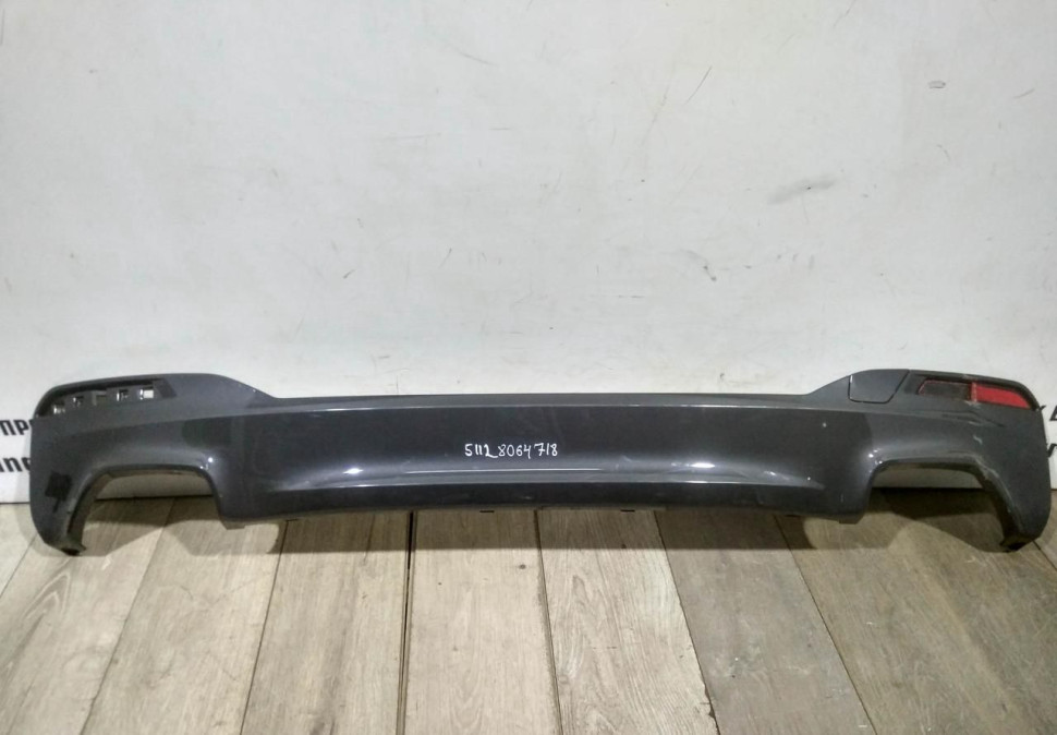 Накладка спойлер заднего бампера бу BMW 5 G30 OEM 51128064718