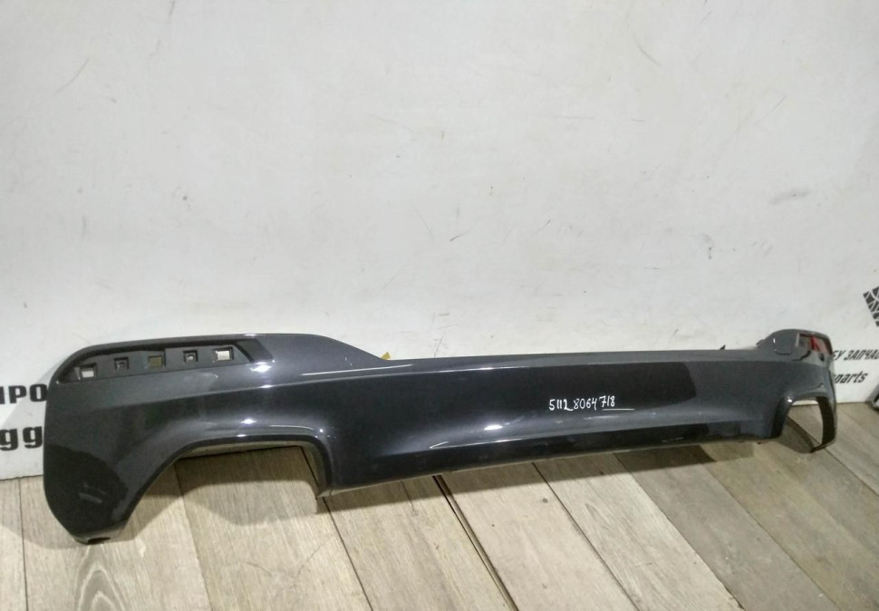 Накладка спойлер заднего бампера бу BMW 5 G30 OEM 51128064718 Накладка спойлер заднего бампера бу BMW 5 G30 OEM 51128064718