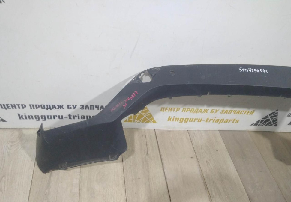 Спойлер переднего бампера бу BMW X4 F26 OEM 51117338543 Спойлер переднего бампера бу BMW X4 F26 OEM 51117338543