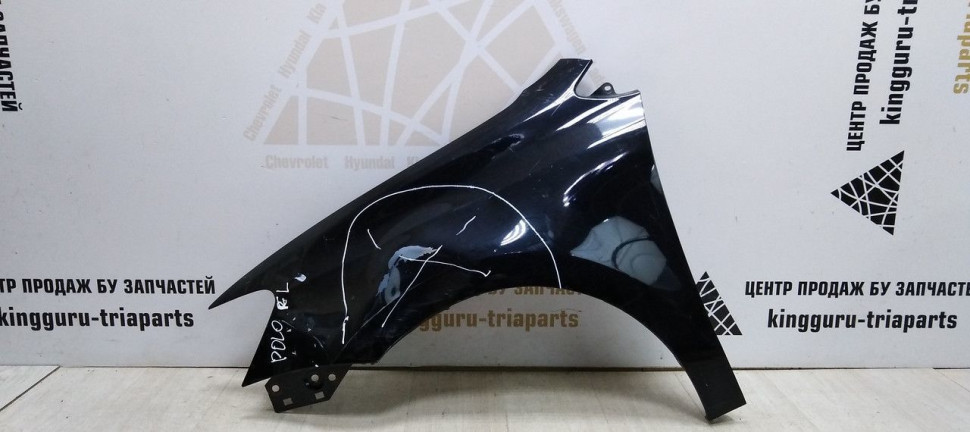 Крыло переднее левое Volkswagen Polo 5 Sedan (09-16) oem 6R0821105A Крыло переднее левое Volkswagen Polo 5 Sedan (09-16) oem 6R0821105A