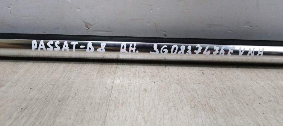 Молдинг стекла переднего правого Volkswagen Passat B8 14>oem 3g0837476e Молдинг стекла переднего правого Volkswagen Passat B8 14>oem 3g0837476e