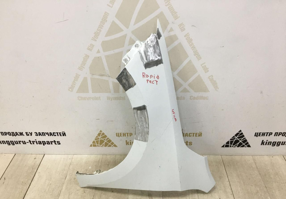 Крыло переднее левое Skoda Rapid рестайлинг 2017 OEM 5J5821021C