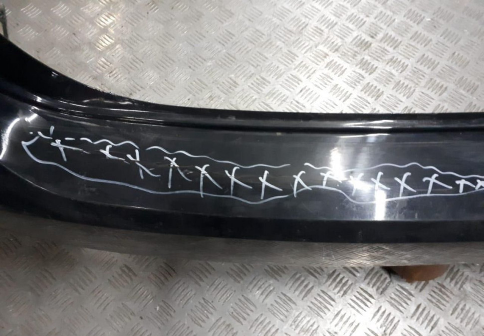 Бампер задний Volkswagen Polo 5 oem 6RU807421D