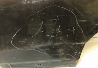 Дверь задняя левая  Audi Q5  OEM 8R0833051B (скл-3)