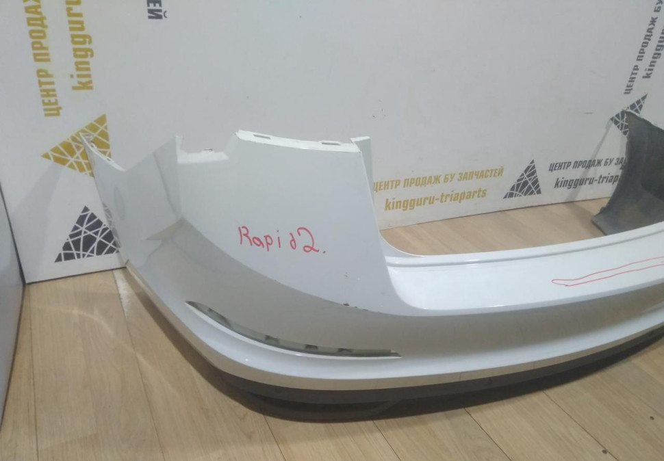 Бампер задний бу Skoda Rapid 2 OEM 60U807421D (В) Бампер задний бу Skoda Rapid 2 OEM 60U807421D (В)