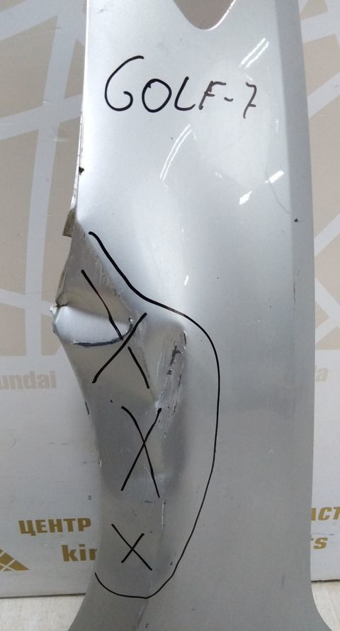 Крыло переднее левое Volkswagen Golf 7 дорест 12-17 oem 5G0821105A