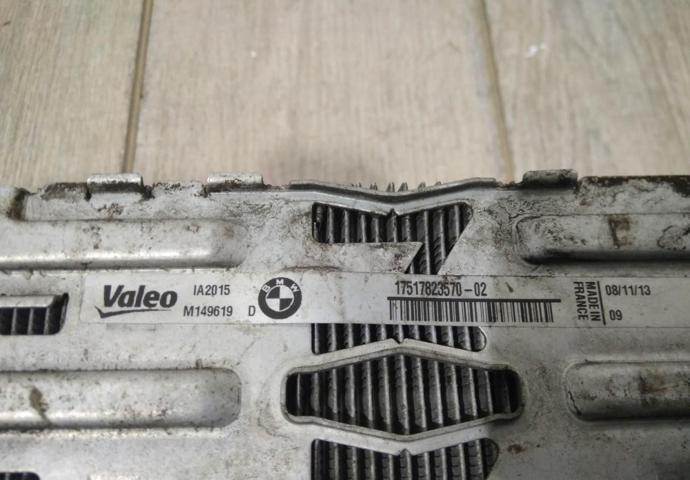 Радиатор интеркулера бу BMW X3 F25 OEM 17517823570