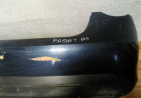 Бампер задний Volkswagen Passat B6 с юбкой трещина на юбке