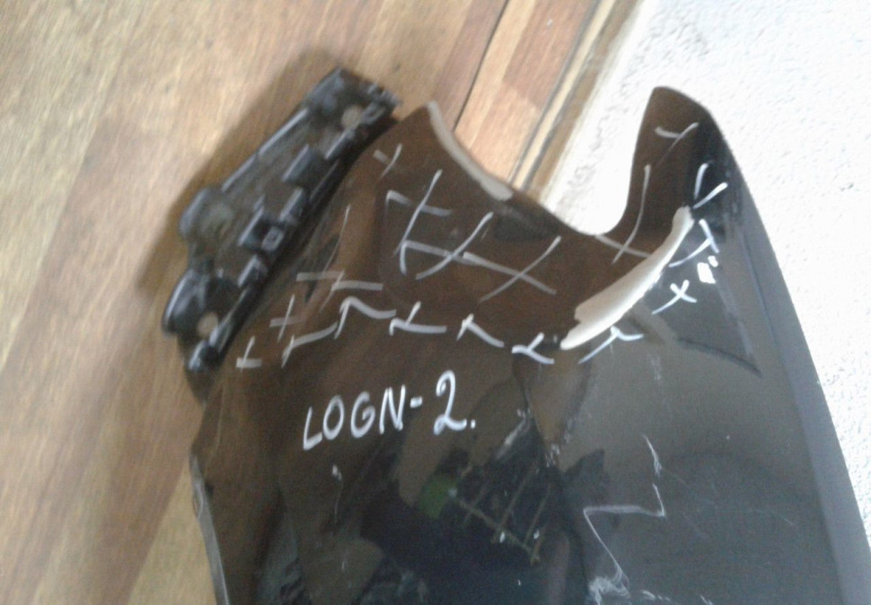 Крыло левое Renault Logan 2 oem 631017526R (вмятина) (скл-3)