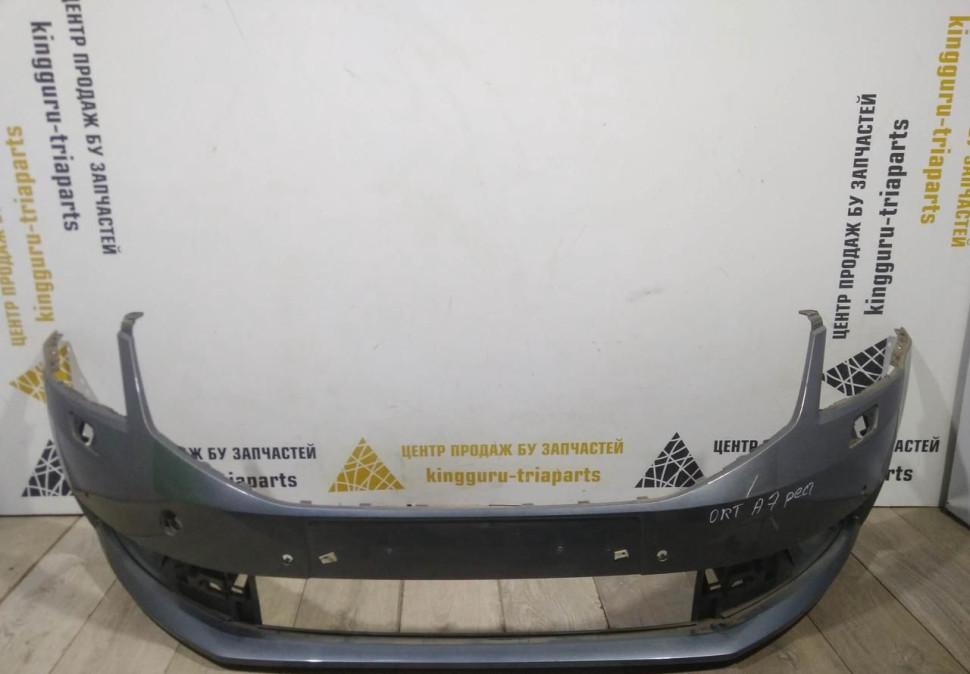 Бампер передний бу Skoda Octavia A7 рестайлинг OEM 5EU807221F