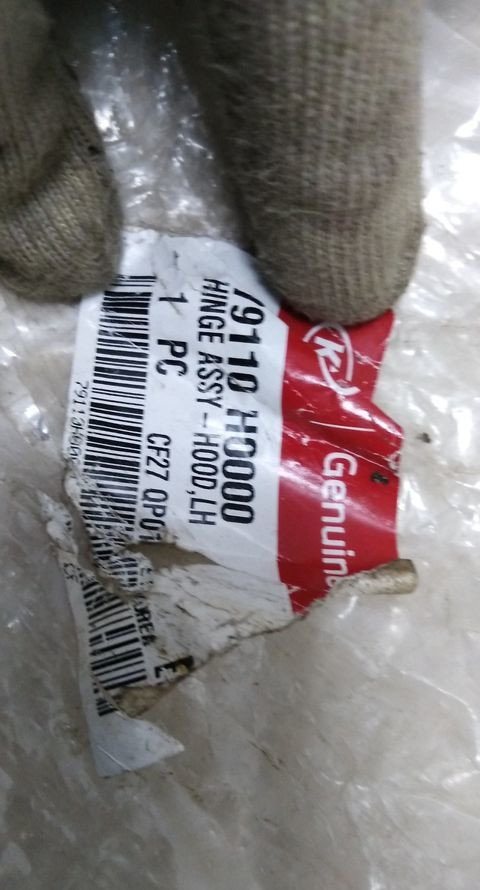 Петли капота Kia Rio 4 FB 2017> oem 79120H0000 79110H0000