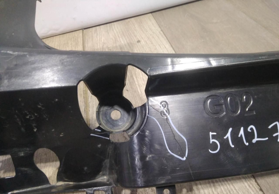 Кронштейн заднего бампера левый бу BMW X4 G02 OEM 51127416025 Кронштейн заднего бампера левый бу BMW X4 G02 OEM 51127416025