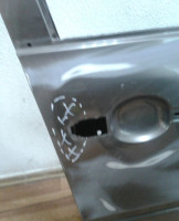 Дверь передняя правая Lada Granta oem 11180610001470 (вмятины) (скл-3)