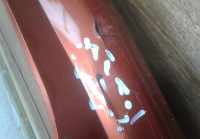 Бампер задний Lada Vesta oem 8450006699 (трещина) (скл-3)