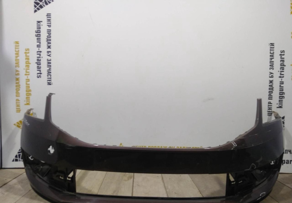 Бампер передний бу Skoda Octavia A7 рестайлинг OEM 5EU807221F