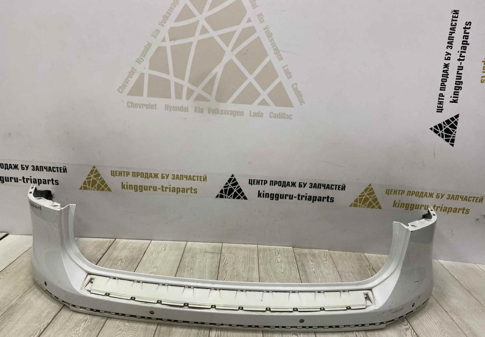 Бампер задний Volkswagen Touareg 2 NF дорестайлинг 2014 OEM 7P6807421B