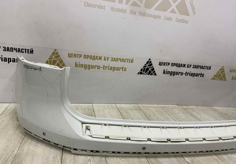 Бампер задний Volkswagen Touareg 2 NF дорестайлинг 2014 OEM 7P6807421B Бампер задний Volkswagen Touareg 2 NF дорестайлинг 2014 OEM 7P6807421B