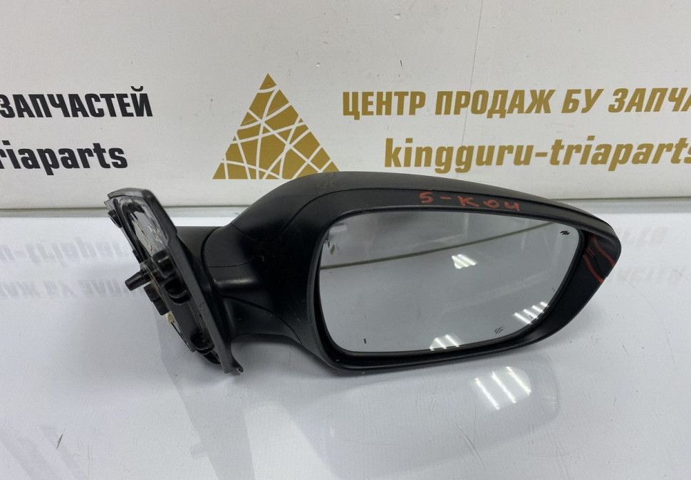 Зеркало правое 5k Hyundai Solaris 1 2010 OEM 867204L020CA