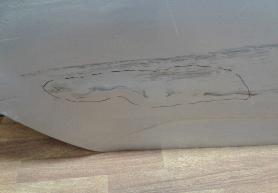 Дверь задняя правая Kia Venga вмятина