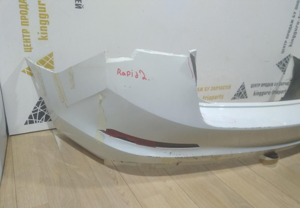Бампер задний бу Skoda Rapid 2 OEM 60U807421D (В) Бампер задний бу Skoda Rapid 2 OEM 60U807421D (В)
