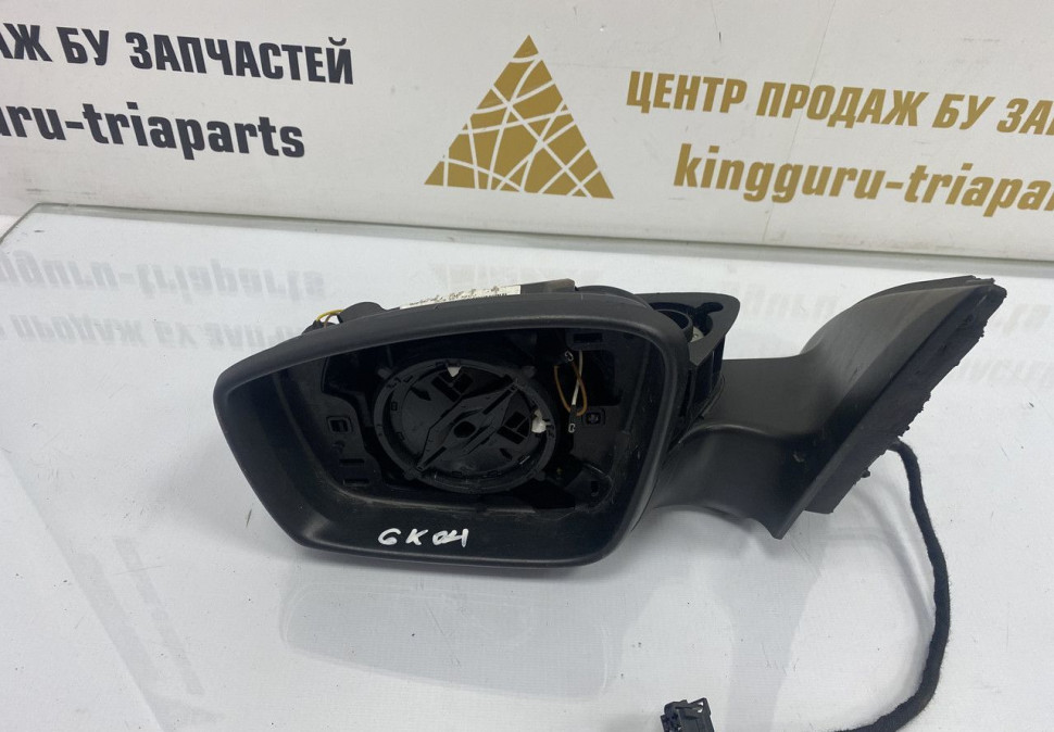 Корпус зеркала левый 6 пин Skoda Rapid рестайлинг OEM 5JB857501J