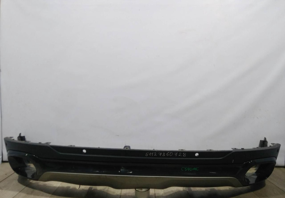 Спойлер заднего бампера бу BMW X6 F16 OEM 51127360728