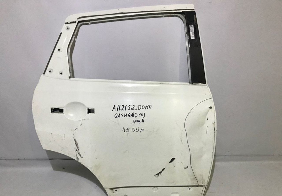 Дверь задняя правая б/у Nissan Qashqai J10 (скл-3) OEM AH2152JD0M0
