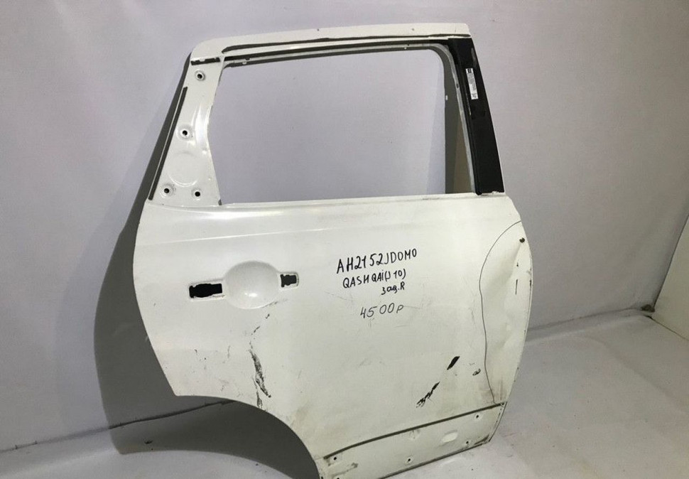 Дверь задняя правая б/у Nissan Qashqai J10 (скл-3) OEM AH2152JD0M0